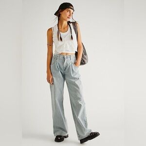 Free People Luca Super Slouch Trouser Jean Size 30/31